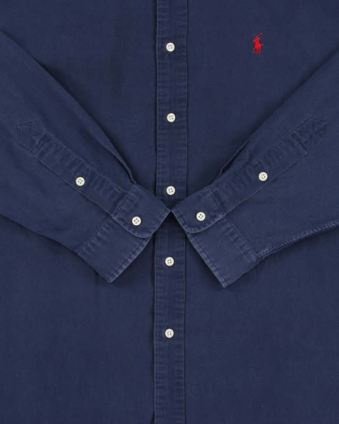Vintage 1990s Ralph Lauren Blake Navy Long Sleeve Shirt - XL