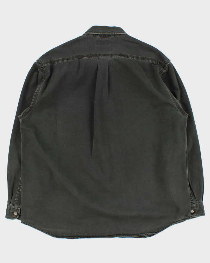 Vintage Y2K 2005 Carhartt Moss Heavyweight Long Sleeve Workwear Shirt - XL