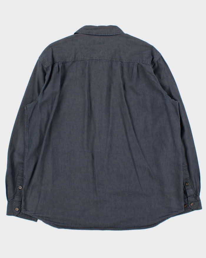Vintage Carhartt Relaxed Fit Long Sleeve Chambray Workwear Shirt - XL