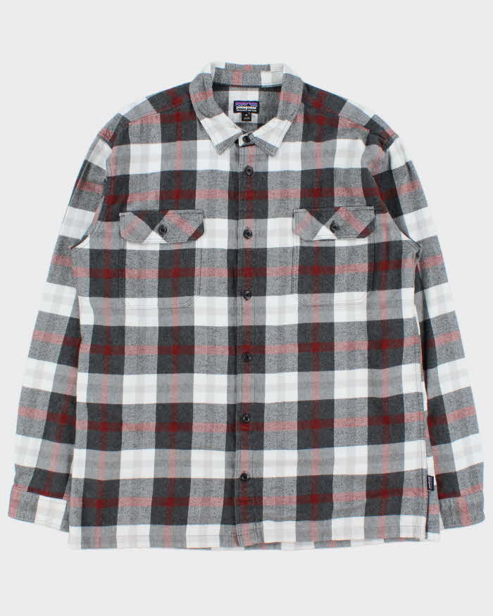 Vintage Patagonia Plaid Organic Long Sleeve Flannel Shirt - XL