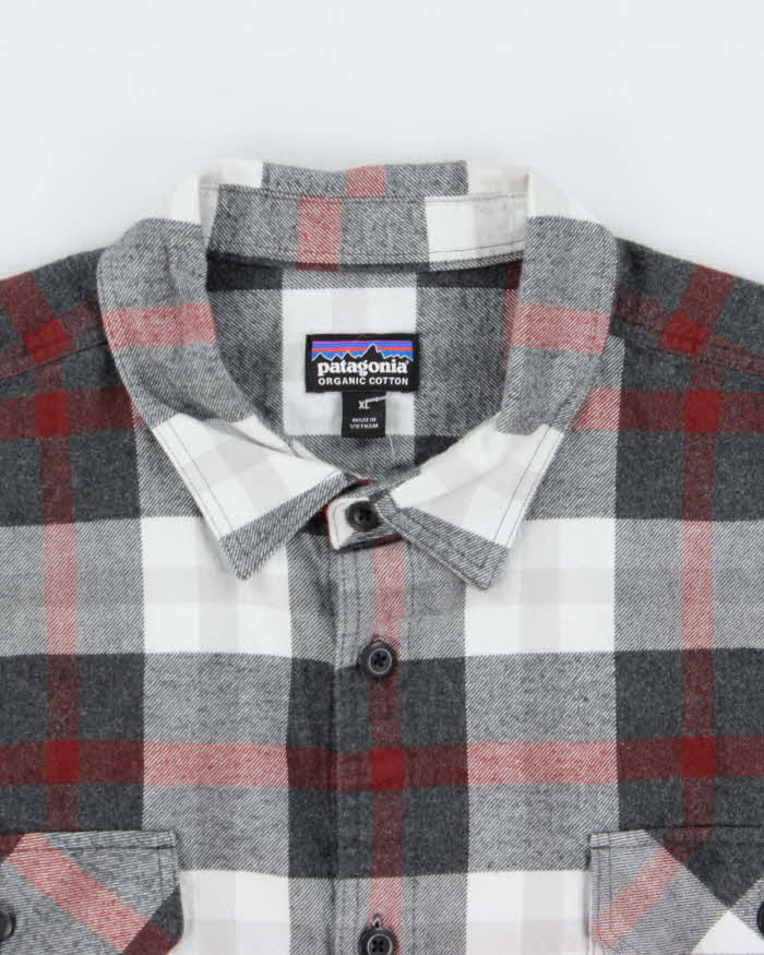 Vintage Patagonia Plaid Organic Long Sleeve Flannel Shirt - XL