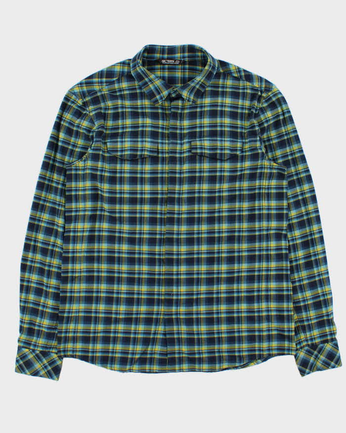 Vintage Arc'teryx Gryson Plaid Snap Button Long Sleeve Flannel Shirt - L