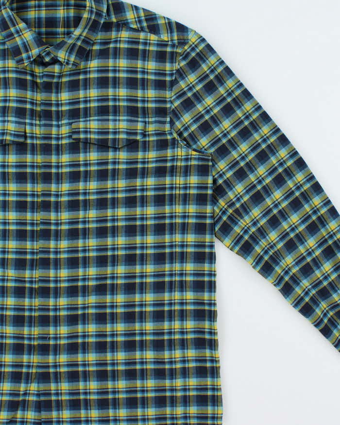 Vintage Arc'teryx Gryson Plaid Snap Button Long Sleeve Flannel Shirt - L