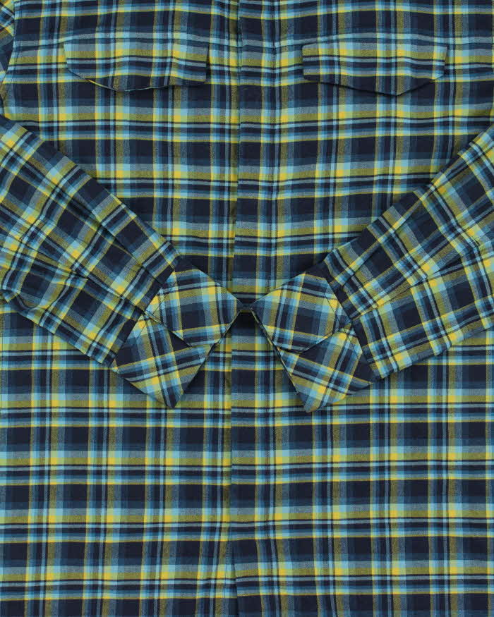 Vintage Arc'teryx Gryson Plaid Snap Button Long Sleeve Flannel Shirt - L