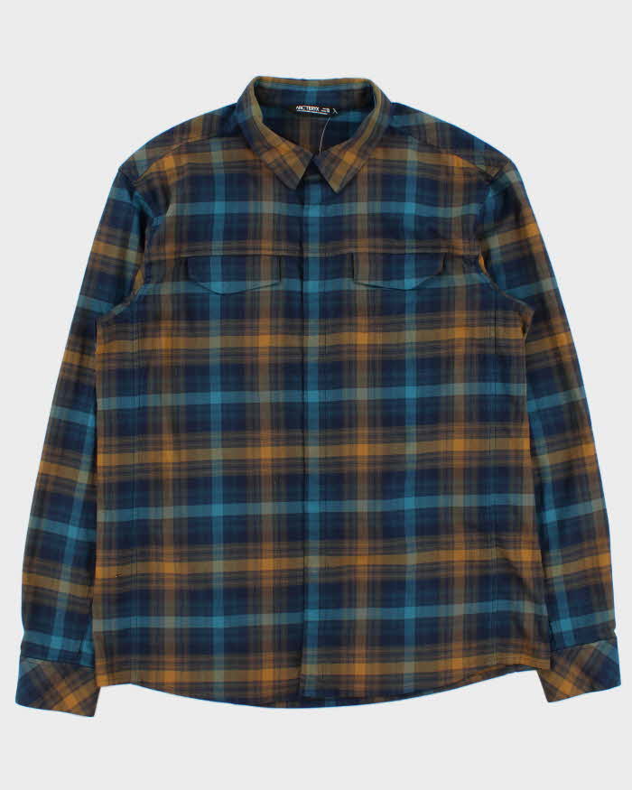 Vintage Arc'teryx Gryson Plaid Snap Button Long Sleeve Flannel Shirt - XL