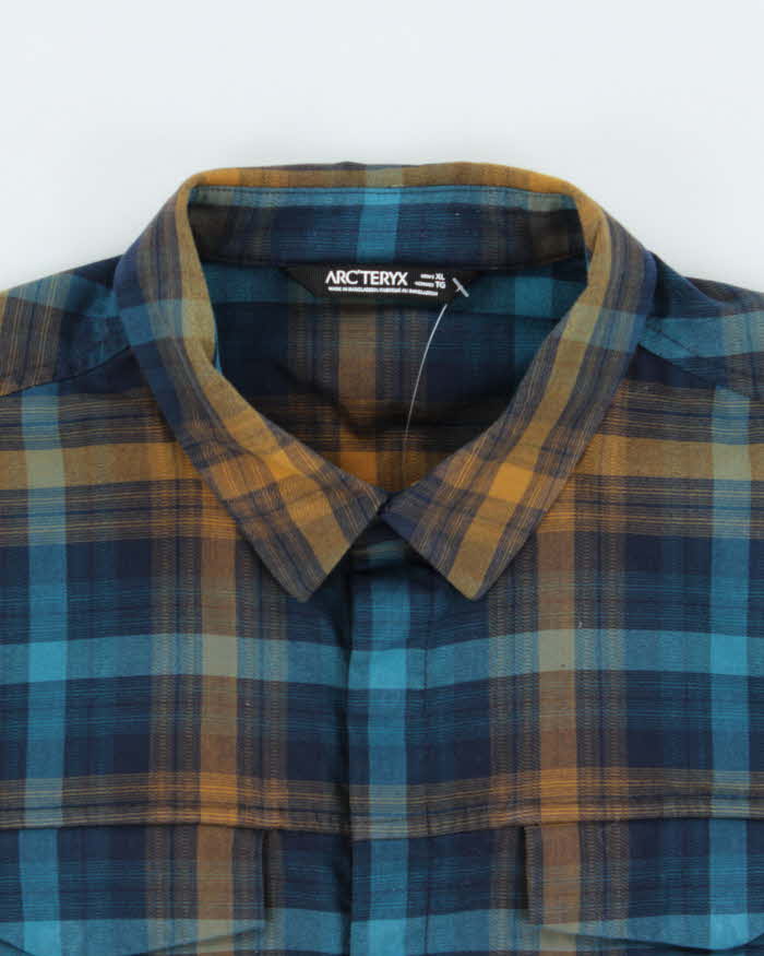 Vintage Arc'teryx Gryson Plaid Snap Button Long Sleeve Flannel Shirt - XL