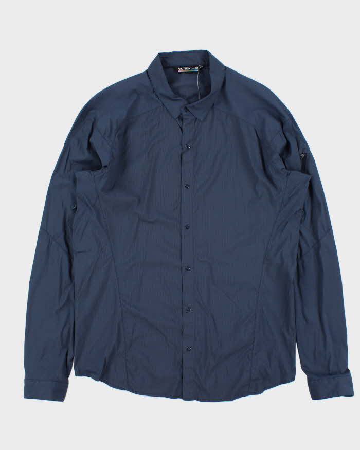 Vintage Arc'teryx Elaho Snap Button Long Sleeve Tech Shirt - L