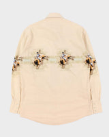 Vintage Y2K 00s Wrangler Rodeo Snap Button Long Sleeve Western Shirt - L