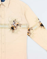 Vintage Y2K 00s Wrangler Rodeo Snap Button Long Sleeve Western Shirt - L