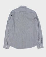 Vintage Y2K 00s Burberry Nova Check Lined Striped Long Sleeve Shirt - L
