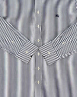 Vintage Y2K 00s Burberry Nova Check Lined Striped Long Sleeve Shirt - L