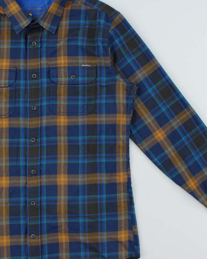 Vintage Eddie Bauer Plaid Classic Fit Long Sleeve Flannel Shirt - L