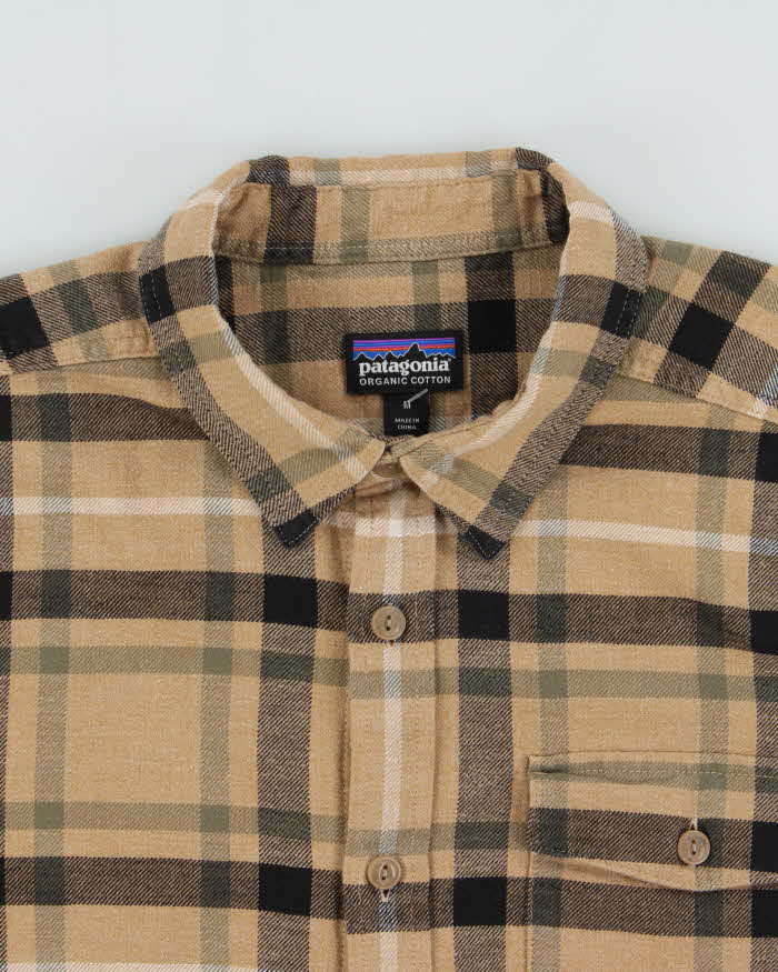 Vintage Patagonia Plaid Organic Long Sleeve Flannel Shirt - M