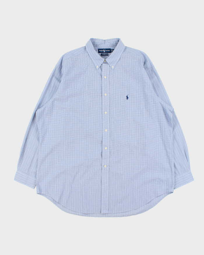 Vintage Y2K 00s Ralph Lauren Yarmouth Striped Long Sleeve Shirt - XXL