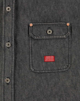 Vintage 1990s Guess USA Metallic Raw Denim Over-Shirt - 4XL