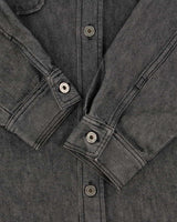 Vintage 1990s Guess USA Metallic Raw Denim Over-Shirt - 4XL