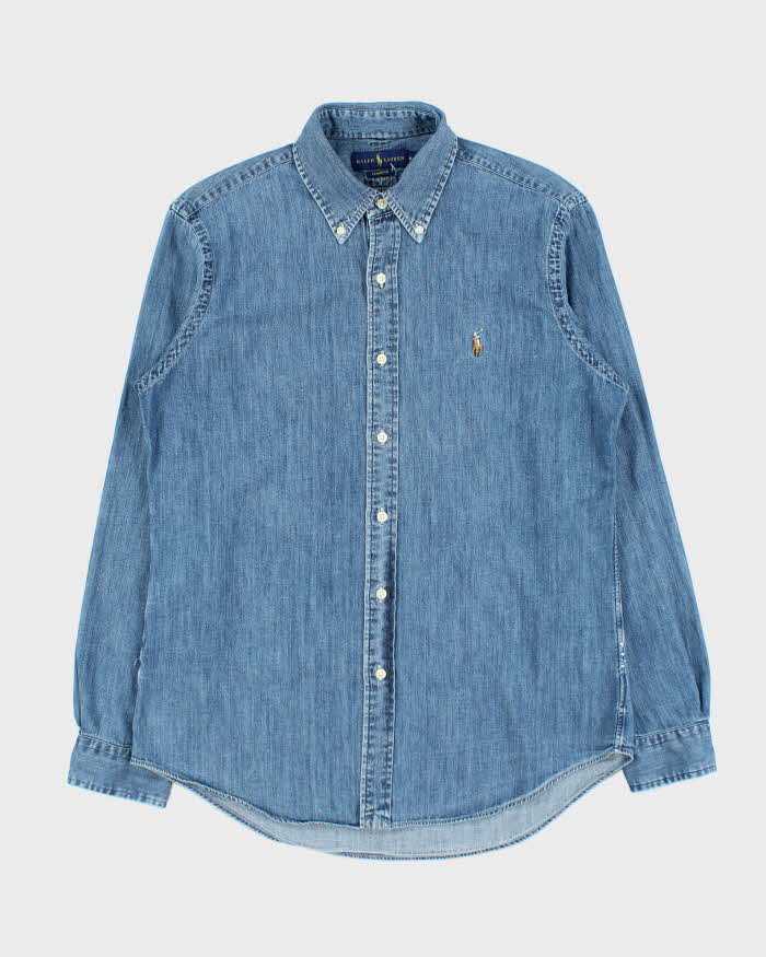 Vintage Ralph Lauren Classic Fit Long Sleeve Denim Shirt - M