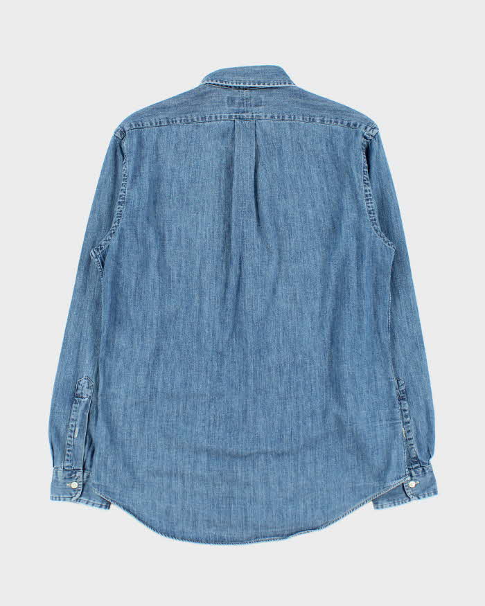Vintage Ralph Lauren Classic Fit Long Sleeve Denim Shirt - M