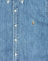 Vintage Ralph Lauren Classic Fit Long Sleeve Denim Shirt - M