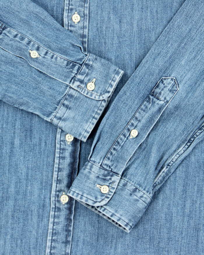 Vintage Ralph Lauren Classic Fit Long Sleeve Denim Shirt - M