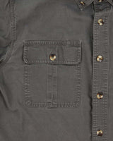 Vintage Cabela's Khaki Long Sleeve Cotton Canvas Hunting Shirt - M
