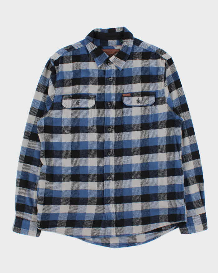 Vintage Orvis Buffalo Check Heavyweight Long Sleeve Flannel Over Shirt - M
