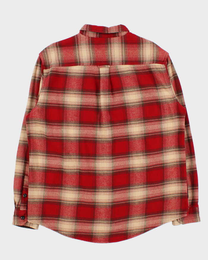 Vintage Orvis Plaid Heavyweight Long Sleeve Flannel Over Shirt - XL
