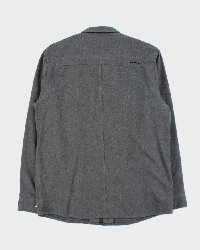 Vintage Oakley Full-Zip Long Sleeve Utility Over Shirt - L