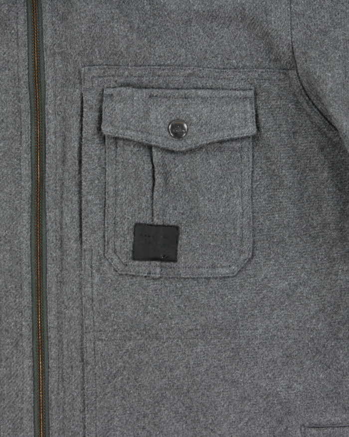 Vintage Oakley Full-Zip Long Sleeve Utility Over Shirt - L