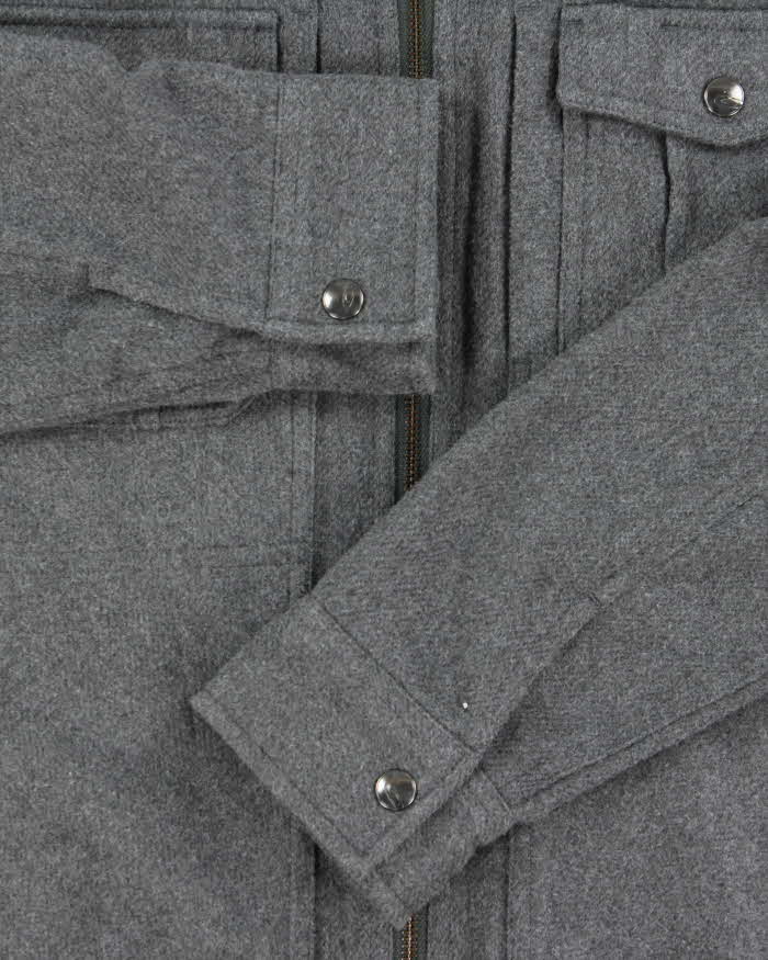 Vintage Oakley Full-Zip Long Sleeve Utility Over Shirt - L