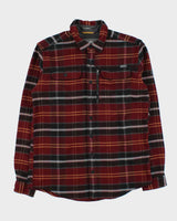 Vintage Eddie Bauer Mountain Ops Plaid Heavyweight Classic Fit Long Sleeve Flannel Over Shirt - L
