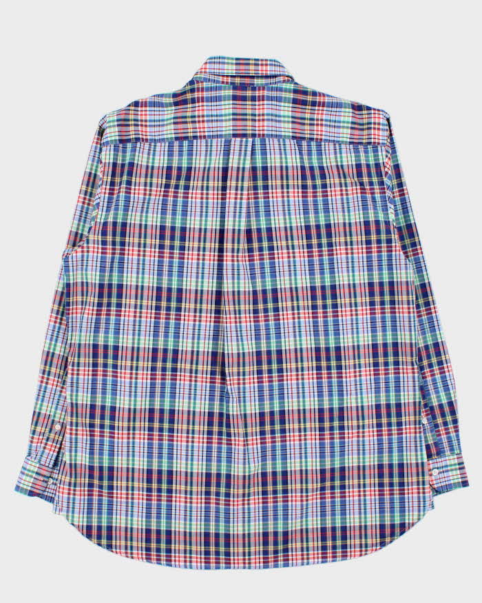 Vintage 00s Brooks Brothers Madras Made In USA Long Sleeve Shirt - XL