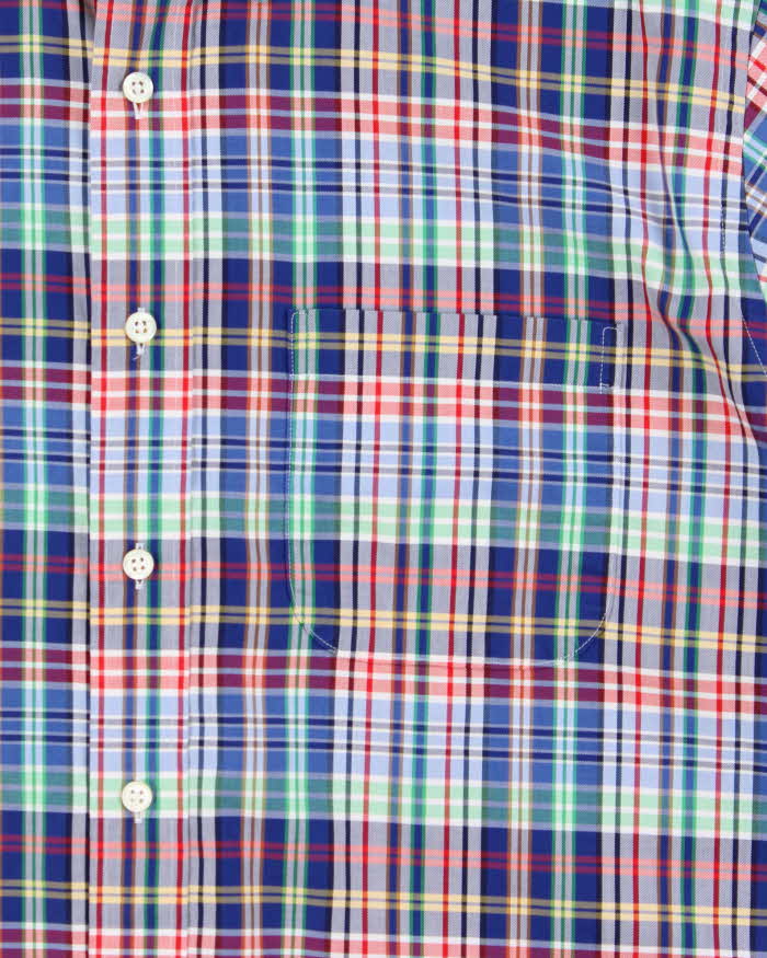 Vintage 00s Brooks Brothers Madras Made In USA Long Sleeve Shirt - XL