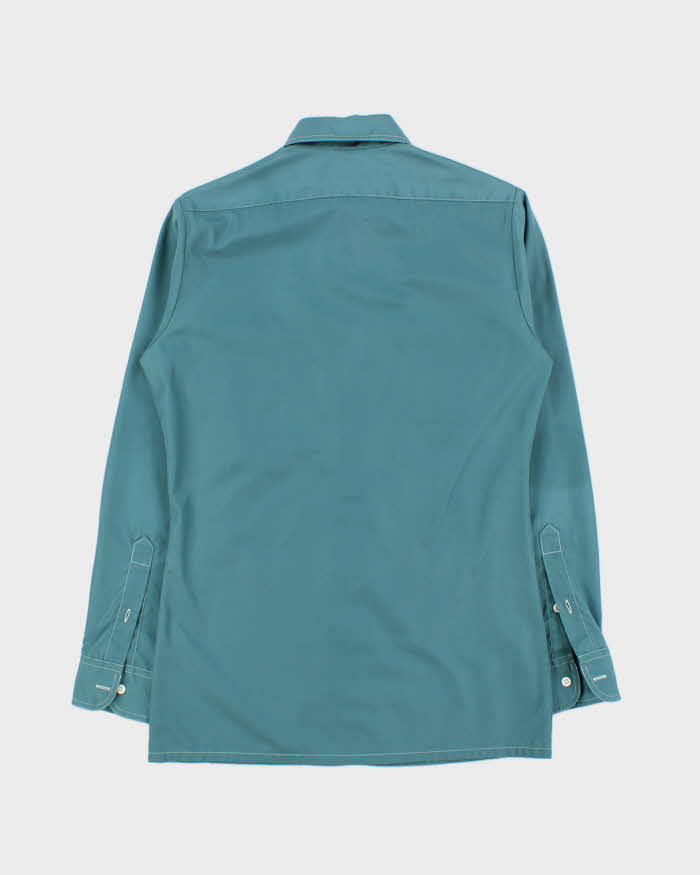 Vintage 1970s Capri California By David Langman Contrast Stitch Long Sleeve Shirt - S