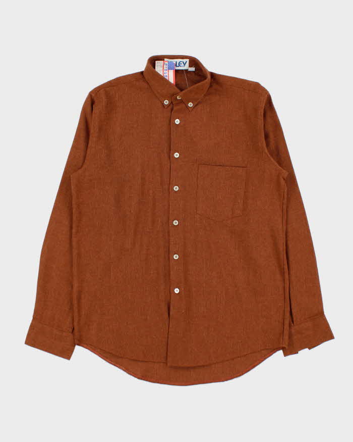 DSWT Vintage Sisley Wool Blend Long Sleeve Shirt - S