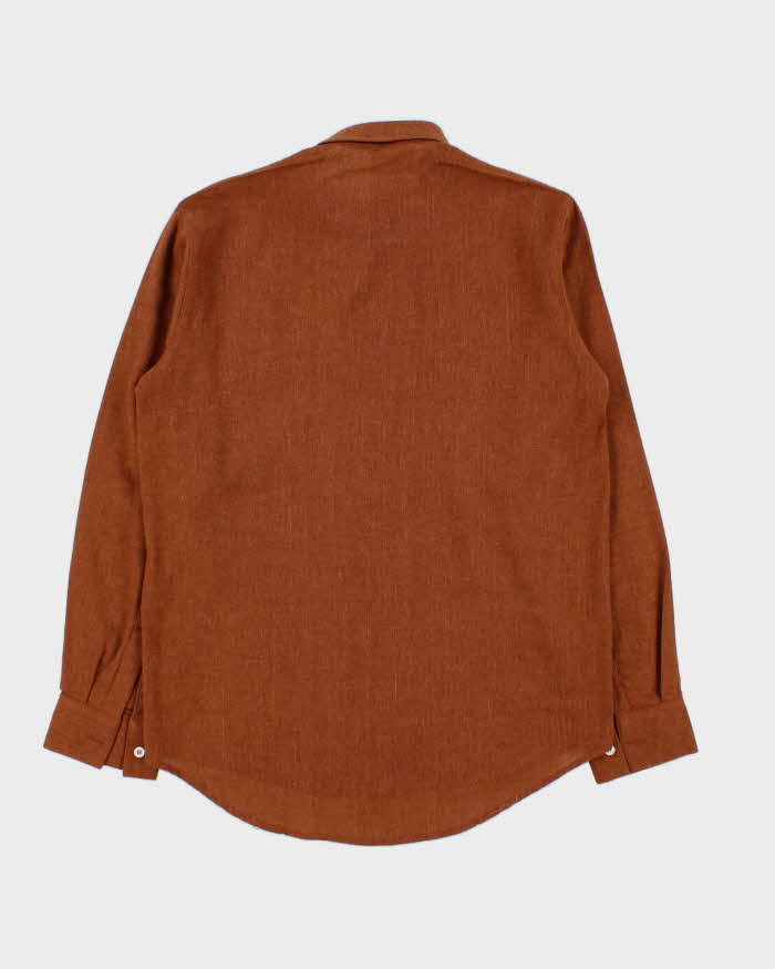 DSWT Vintage Sisley Wool Blend Long Sleeve Shirt - S