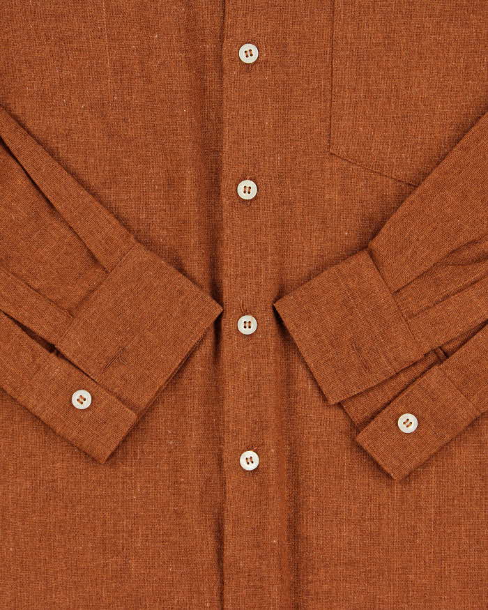 DSWT Vintage Sisley Wool Blend Long Sleeve Shirt - S