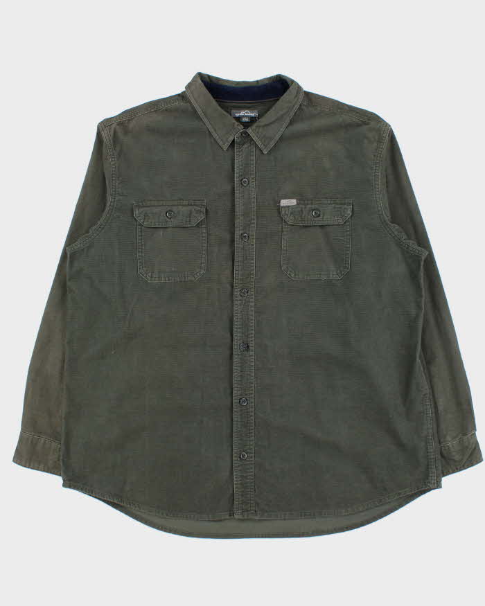 Vintage 00s Eddie Bauer Heavyweight Long Sleeve Shirt - XXL