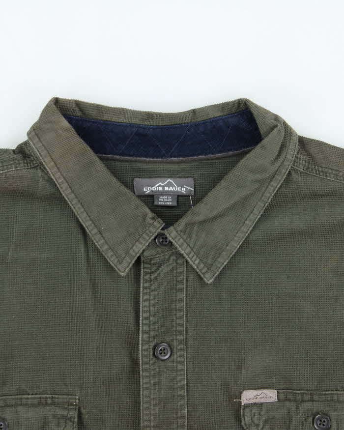 Vintage 00s Eddie Bauer Heavyweight Long Sleeve Shirt - XXL