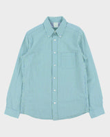 Vintage Brooks Brothers Striped Textured 'Milano' Long Sleeve Shirt - M