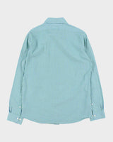 Vintage Brooks Brothers Striped Textured 'Milano' Long Sleeve Shirt - M