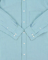 Vintage Brooks Brothers Striped Textured 'Milano' Long Sleeve Shirt - M