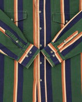 Vintage 1990s Wrangler Striped Long Sleeve Shirt - XL