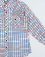 Vintage 1979 Levi's White Tab Plaid Snap Button Long Sleeve Western Shirt - L