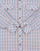 Vintage 1979 Levi's White Tab Plaid Snap Button Long Sleeve Western Shirt - L