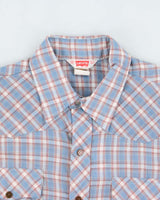 Vintage 1979 Levi's White Tab Plaid Snap Button Long Sleeve Western Shirt - L