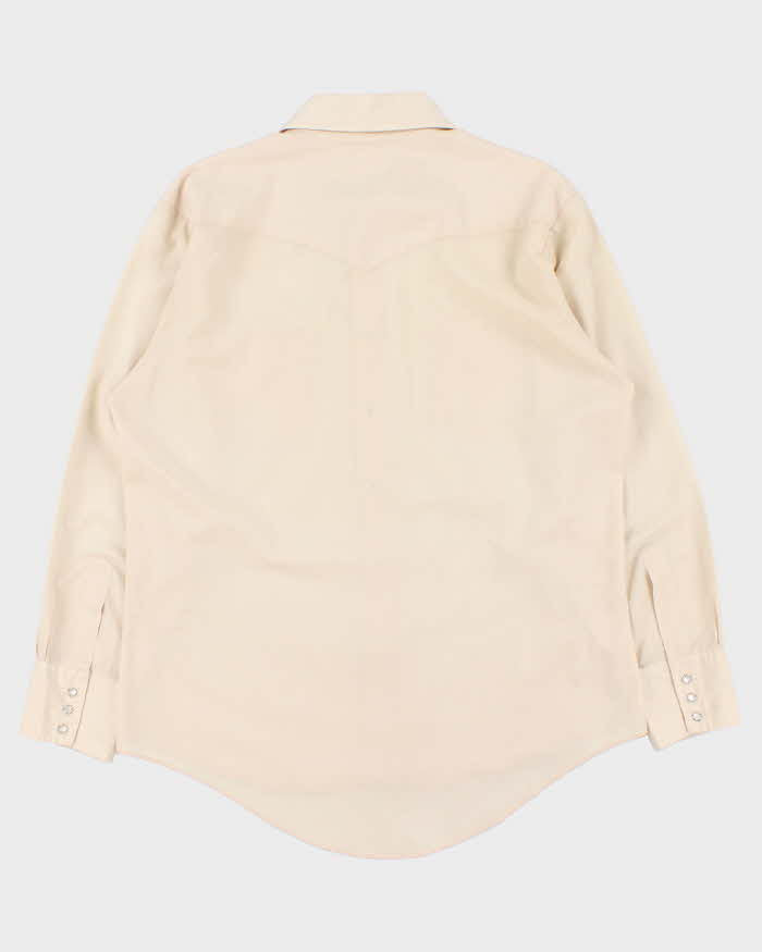 Vintage 1970s Ranchmen Long Tail Pearl Snap Button Long Sleeve Western Shirt - L