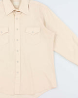 Vintage 1970s Ranchmen Long Tail Pearl Snap Button Long Sleeve Western Shirt - L