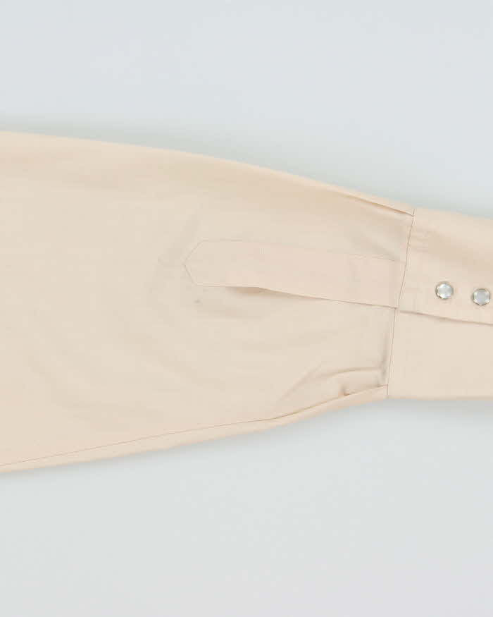 Vintage 1970s Ranchmen Long Tail Pearl Snap Button Long Sleeve Western Shirt - L