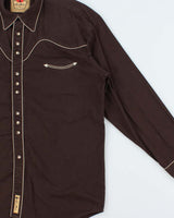 Vintage Y2K 00s Larry Mahan Cowboy Collection Snap Button Long Sleeve Western Shirt - XL
